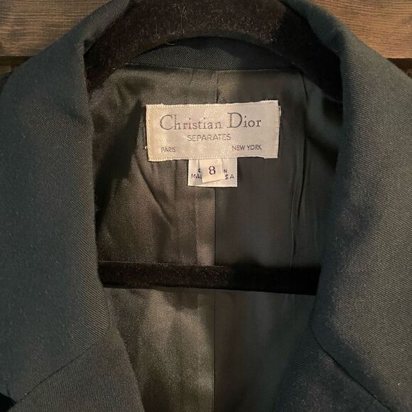 Vintage Christian Dior Wool Blazer - Picture 5 of 6